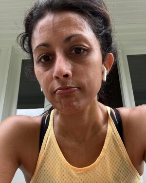 Reshma Shetty Instagram - I am exhausted , I am crazed , I am mellow and I am done with that damn run . Sweat is my friend . #nofilter #makeupfree #lucky #gladthatsover