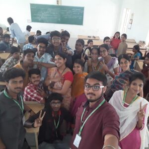 Reshmi Karthigeyan Instagram - Today is World students day but I feel you guys have always been my world of happiness,knowledge and confidence. . I am missing being with you guys. . That goodmornings , doubts which were never ur doubts😉 canteen time and everything. . Hope everything becomes normal and we all will meet soon.  Thank you for being awesome students.  Love to all😍😍