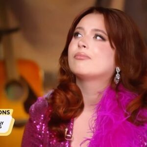 Rett Madison Instagram - Thank you @cbsmornings for giving me the platform to share my mother’s and my story. Having the chance to speak candidly about grief, mental health, and child abuse to so many viewers is something I don’t take for granted. If you resonated with any of these topics, I’m wishing you comfort and healing. 💗

hair by @thepaulaperalta 
makeup by @ericvosburg 
styled by @oliver_vaughn