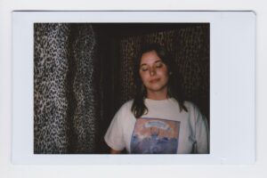 Rett Madison Instagram - After I lost my mom, Jackie, I felt like I was more open to signs than I had ever been before. I’d notice our favorite song on the radio in a moment that I was feeling lost, butterflies appearing in unexpected places, and I was suddenly comforted whenever I saw leopard print since it was essential to her wardrobe.

When @tylerchester and I arrived at @sonicranch to begin recording “One for Jackie,” we were surprised that the door between the control room and the rest of the studio was upholstered with leopard print fabric. It felt like both a wink from my mom and a blessing over that entire week we recorded the album. The door then became the backdrop for a few daily “One for Jackie” BTS Polaroids snapped by @wes__oconnor .

#signs