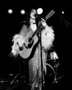 Rett Madison Instagram - This whirlwind of a week felt like magic and that’s because of my community. 💜 Making my late night debut with loved ones from every chapter of my life in the audience made that moment all the more meaningful. Celebrating that debut later that night at the Mercury Lounge with a present & attentive crowd is something I don’t take for granted either. Thank you for showing up, y’all. 💐💗 I’m so excited for what’s next, but for now I just want to say thank you for the love and support. xo 🦋🐆 

Mercury Lounge photos by @peter_osborne 
hair and nails by @thepaulaperalta 
styled by @oliver_vaughn 
makeup by @ericvosburg