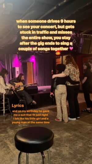 Rett Madison Instagram - I feel quite lucky that such kind folks care about these songs. 🦋Thank you @_louroy for joining me on harmonies & @rumbacafeoh for staying open to let me sing a few acoustic tunes after the concert ended too. 

#singersongwriter #hozier #dollyparton #rettmadison #touringmusician