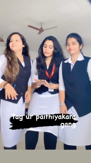 Reyaa Hari Instagram - Tag ur paithiyakara gang.. insane friends 😂 #collegelife #collage #lawstudent #friendship #friends #comedy #tamil #cool #samemind #funnyvideos #trending #trendingaudio #insta