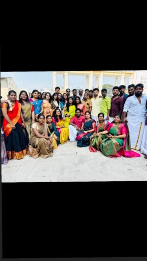 Reyaa Hari Instagram - Pongal celebration 🎉 🎉🎉🎉 #college #collegelife #friendship #friends #celebration #dance #song #2023 #final #lawstudent #lawschool