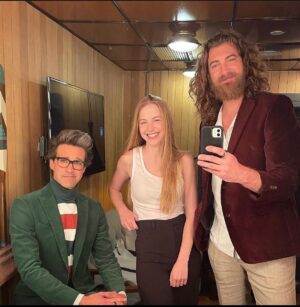 Rhett McLaughlin Instagram - Happy birthday @steviewlevine

I swear all I did was face swap. I didn’t mean to make a little white Jesus.
