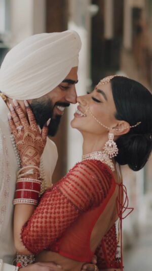 Rhianna Jagpal Instagram - When your couple wants their next day edit to be like a movie trailer...👀

How’d we do?

@rhiannajagpal and @marcussandhu zig when people zag, go left when most go right. Last week was treat, literally and figuratively bc maaaan was there plenty of food and wedding coke.

Congrats, R M. Thanks for bringing us along 🫶

@alwaysandforeverwedding 
@inavphoto 
@jaynamariemakeup 
@jsassmine 
@sunnysbridal 
@venyoudecor 
@niki_trading 
@bhatiafashions 
@thebridalgallery 
@weddingbazaar.official

#musicbedwedding