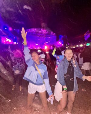 Rhianne Barreto Instagram - paying the cheese tax at glasto !