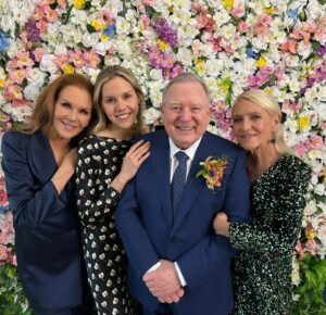 Rhonda Burchmore Instagram - Celebrating 50 years  of television with the extraordinary @phitchener9 ! We love you 🥰