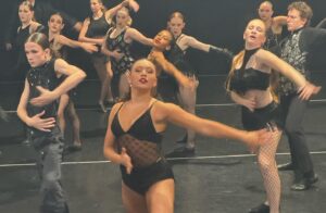 Rhonda Burchmore Instagram - So incredibly honoured, and thrilled to be performing with this extraordinary group of students from @rise.theperformanceexperience . 
I popped into a rehearsal today and was absolutely knocked out by not only their skill but the incredible camaraderie within this phenomenal group of performers. I was actually very emotional- tears of joy ! 
Our show is this Saturday night at the Palais  theatre in Melbourne which is pretty much sold out! 
Thankyou @mitchell.fistrovicdoidge & @jackieannescott  for inviting me to be part of this wonderful experience xx 🙏💕 💃 🕺