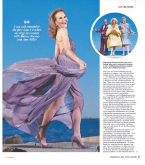 Rhonda Burchmore Instagram - Thankyou Sydney Weekend for making me your cover girl today! 
Thankyou @lisamayoh for such a beautifully & sensitively written piece 💕 

I’m so thrilled to be part of this years @carolsinthedomain in Sydney 
@channel7 

@tonygough_photography for the sensational shots ! 📸 

 Thankyou also to the fabulous @anna_anakahair @dorantalianis H&M

@jaimiesortino 👗
@dailytelegraph