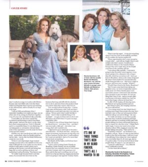 Rhonda Burchmore Instagram - Thankyou Sydney Weekend for making me your cover girl today! 
Thankyou @lisamayoh for such a beautifully & sensitively written piece 💕 

I’m so thrilled to be part of this years @carolsinthedomain in Sydney 
@channel7 

@tonygough_photography for the sensational shots ! 📸 

 Thankyou also to the fabulous @anna_anakahair @dorantalianis H&M

@jaimiesortino 👗
@dailytelegraph