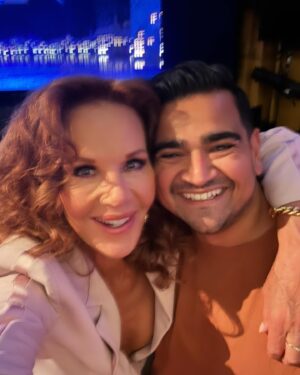 Rhonda Burchmore Instagram - Gosh! Sometimes I just wanna sit and enjoy a show without having some thirsty gal froth over me and ask for selfies. It’s truly a burden being this hot & famous 😔