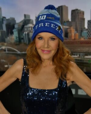 Rhonda Burchmore Instagram - Thankyou @sunriseon7 @morningshowon7 for having me on your shows today talking all things @fightmnd . #bigfreeze10  get yourself a beanie @coles & @bunnings to help support research and find a cure to the beast that is motor neurone disease 🙏 
Big Freeze 10 year special airing June 10th 
@channel7 @nealedaniher @becdaniher
 
 @natalie_barr7 @mattshirvo  @larryemdur @kyliegillies 💕💕💕💕

Thankyou @belindat.makeuphairbeauty