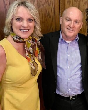 Rhonda Vincent Instagram - Walking down the halls of @opry  and who do I see? My little brother staring back at me. #HelloBrother