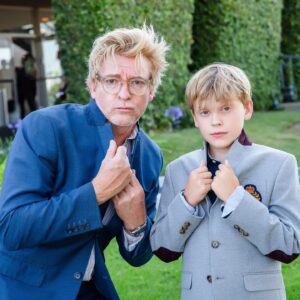 Rhys Darby Instagram - 6th grade graduation cool James Dean type guys.