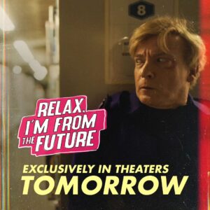 Rhys Darby Instagram - Get ready for a future that's hilariously out of sync! I'm taking time travel to a whole new level in RELAX I’M FROM THE FUTURE.
Out tomorrow in Canada and select US cities. @relaximfromthefuture
@blue_fox_entertainment @borrowedtimemedia