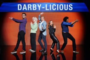 Rhys Darby Instagram - Don't miss the greatest thing on US TV this Sunday! @familyfeudabc Thanks @sambaschutte @davidfarrier @fleursaville & @finndarby for being Darby's angels. #celebrityfamilyfeud