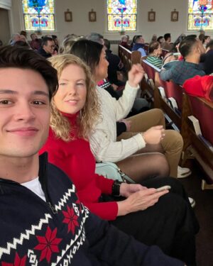 Rhys Miguel Instagram - America christmas dump 🎄

1.  Ran out of water so had to grab some & get some lottery tickets for my lola kasi she was feeling lucky 
2. Probably our fams favorite and we finish it just as fast as we cook it 
3. Me my sis and my grandma❤️
 4. Hole in 1 trophy from school tournament when i was 12 😂⛳️ 
5. Church christmas eve with the fam 
6. Lola and lolo❤️
