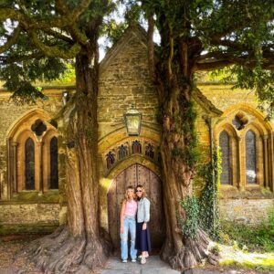Rhys Olivia Cote Instagram - Day 5. Bourton-on-the-water, Cotswolds, Lower Slaughter, Stow on the Wold, Bibury, Castle Comb & Bath!! What a day.  We were so happy to spend time with our cousins too. (The Moreaus. #cotswolds #stowonthewold #bibury #castlecombe #bath #europe #europetravel #england #familytime #holiday #thisisus #mylife #blessed #thankful #rhysolivia #rhyscote