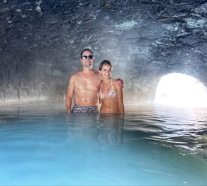 Rhys Olivia Cote Instagram - Day 1 ICELAND! What an awesome day spent at THE BLUE LAGOON @bluelagoonis  and exploring a bit of Iceland. 4 hours ahead over here so my sleep is messed up.  Leaving here to head to London in a few hours! We will spend more time on our way back. Definitely a beautiful country. Check out my pics. ➡️➡️➡️➡️➡️ #icelamd #bluelagoon #bluelagooniceland #rhyscote #rhysolivia #uk #europe #europetravel #europehasmyheart #travel #summer24