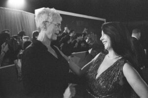 Rian Johnson Instagram - Some 35mm shots from our #glassonion premiere. In theaters now! Tix link, as they say, in bio