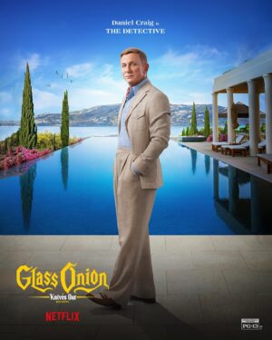 Rian Johnson Instagram - Behold! Some character posters for #glassonion - we open in theaters on Wednesday, 11/23! Tickets on sale now, link in bio