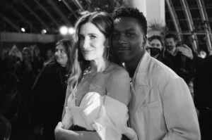 Rian Johnson Instagram - Some 35mm shots from our #glassonion premiere. In theaters now! Tix link, as they say, in bio