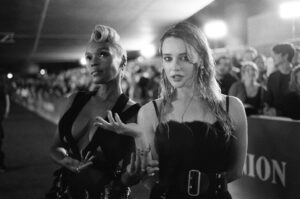 Rian Johnson Instagram - Some 35mm shots from our #glassonion premiere. In theaters now! Tix link, as they say, in bio