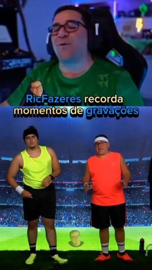 RicFazeres Instagram - RicFazeres recorda momentos de gravações épicos
#engraçado #epico