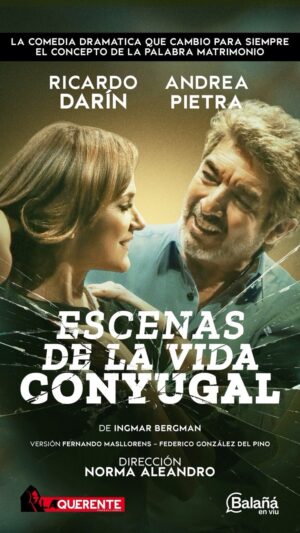 Ricardo Darín Instagram - Después de agotar todas las entradas la temporada pasada... Ricardo Darín y Andrea Pietra vuelven al Teatre Coliseum con su éxito, Escenas de la Vida Conyugal. ✨

Del 2 al 20 de octubre. 📆 

👉🏽 Tres únicas semanas para disfrutar del mejor talento en esta historia sobre el matrimonio. 💍

Compra ya tus entradas en: 
🎟️ www.balañaenviu.com 🎟️