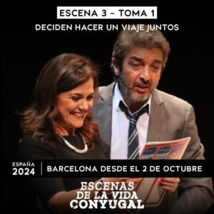 Ricardo Darín Instagram - “Escenas de la Vida Conyugal"

De Ingmar Bergman
Versión: Fernando Masllorens y Federico González del Pino
Dirección: Norma Aleandro

DESDE EL 2 DE OCTUBRE
2 ÚNICAS SEMANAS EN EL TEATRE COLISEUM 

Entradas a la venta en @balanaenviu (Link en Bio) 

@nataliacarrabotta 
@elio201164 
@sandromassironi 

#EscenasDeLaVidaConyugal #RicardoDarín #AndreaPietra #NormaAleandro #IngmarBergman #Teatro #España #Barcelona #Gira2024