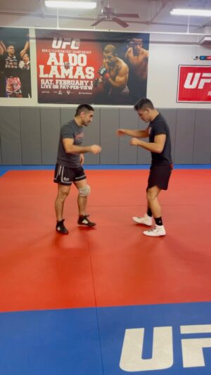 Ricardo Lamas Instagram - Technique of the week!  Try this throw by to an ankle pick and start chain wrestling! 

#throwby #anklepick #wrestling #takedown #lamaswrestlejitsu #bjj #mma #ufc #ufcgym #ufcgymnaperville