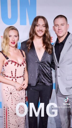 Riccardo Simonetti Instagram - Armer Channing 🥲 aber ich dachte es gilt: Ladies First, oder was hättet ihr gemacht?! 🙈

#ChanningTatum #scarlettjohansson