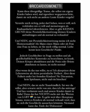 Riccardo Simonetti Instagram - Ich teile für gewöhnlich solche Gerichtsurteile nicht auf Social Media. Da es sich in diesem Fall allerdings um einen Fall mit Bedeutung handelt, möchte ich, dass möglichst viele Menschen darüber Bescheid wissen. Das Internet ist kein rechtsfreier Raum, das sollten im Jahr 2023 nun auch alle wissen. Und ich hoffe, dass Urteile wie dieses dazu beitragen, dass Menschen verstehen, dass auf ihre Worte eben auch rechtliche Konsequenzen folgen können, wenn diese Persönlichkeitsrechtsverletzungen darstellen.