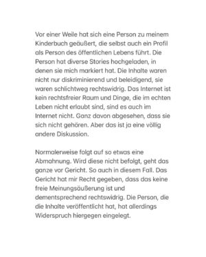 Riccardo Simonetti Instagram - Ich teile für gewöhnlich solche Gerichtsurteile nicht auf Social Media. Da es sich in diesem Fall allerdings um einen Fall mit Bedeutung handelt, möchte ich, dass möglichst viele Menschen darüber Bescheid wissen. Das Internet ist kein rechtsfreier Raum, das sollten im Jahr 2023 nun auch alle wissen. Und ich hoffe, dass Urteile wie dieses dazu beitragen, dass Menschen verstehen, dass auf ihre Worte eben auch rechtliche Konsequenzen folgen können, wenn diese Persönlichkeitsrechtsverletzungen darstellen.