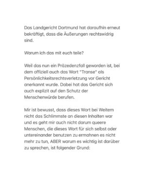 Riccardo Simonetti Instagram - Ich teile für gewöhnlich solche Gerichtsurteile nicht auf Social Media. Da es sich in diesem Fall allerdings um einen Fall mit Bedeutung handelt, möchte ich, dass möglichst viele Menschen darüber Bescheid wissen. Das Internet ist kein rechtsfreier Raum, das sollten im Jahr 2023 nun auch alle wissen. Und ich hoffe, dass Urteile wie dieses dazu beitragen, dass Menschen verstehen, dass auf ihre Worte eben auch rechtliche Konsequenzen folgen können, wenn diese Persönlichkeitsrechtsverletzungen darstellen.