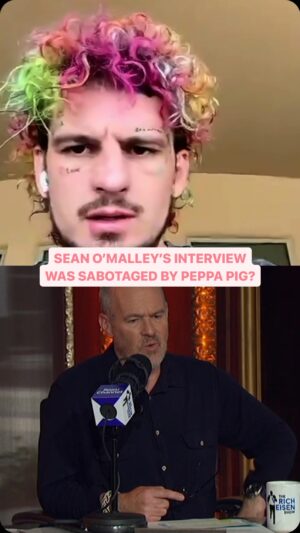 Rich Eisen Instagram - Our interview with @sugasean was sabotaged by Peppa Pig? 

“Fight Inc: Inside the UFC” is streaming NOW on @therokuchannel