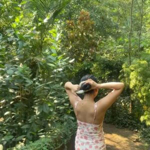 Richa Joshi Instagram - Balmy afternoons 🍃🪴🌻 
.
.
#instamood #mojigaogoa #goadiaries #goa #instalikes #ootd #pinterestinspired #inspiration #richajoshi #throwback #balmy #urbanic #explore #fyp