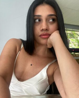 Richa Joshi Instagram - Just the way you are 🕊️🤍 
.
#instamood #travelgram #instagramdaily #actress #richajoshi #aesthetics #pinterestinspo #pinterest #mumbai #allwhite #whites #ootd #fitcheck #outfitinspo #chicfashion #minimalist