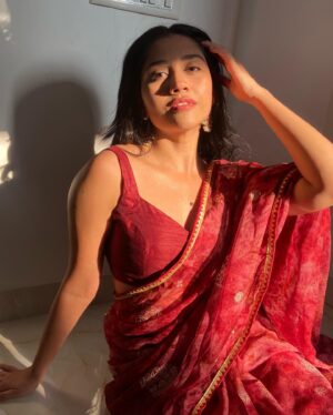 Richa Joshi Instagram - Noor 🌹 

.
#instalikes #explore #instadaily #richajoshi #newpost #saree #beauty #fyp #indianwear
