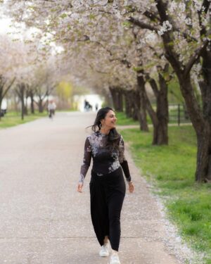Richa Pallod Instagram - A date with Cherry Blossoms 🌸