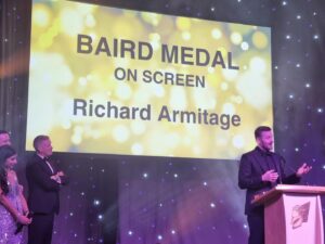 Richard Armitage Instagram - Thank you to the Royal Television Society. What an honour. Kully Khaila Dorothy Hobson and all the amazing hosts. What a fun night brilliantly MC’d by Summaya Mughal and Ed James