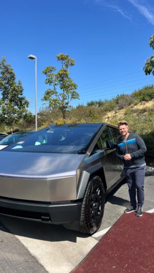 Richard Blais Instagram - Appropriately named our CYBER BEAST HANK… #iykyk #cyberbeast #cybertruck