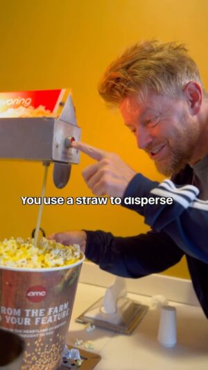 Richard Blais Instagram - I didn’t invent pork chops either, but here’s a great technique for proper movie bucket butter dispersion…
.
.
.
Still here? Awesome and thanks! What’s the last@movie you’ve seen in an actual theatre?
.
.
.
#summer 
#butter
#cinema