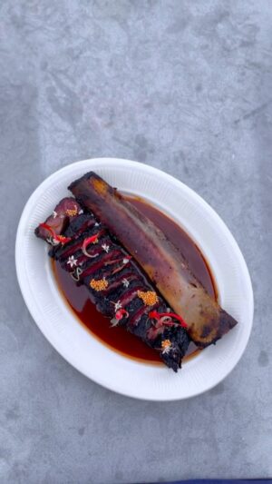 Richard Blais Instagram - Char siu beef short rib! 
.
.
.
.
Should we bring this back on the re-opening menu for @emberandryesd ? #sandiego #steakhouse #r2b2