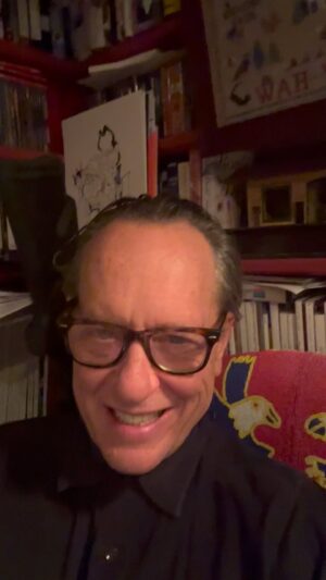 Richard E. Grant Instagram - The excitement of being offered the lead role in a movie is matched only by the day that you wrap, knowing that you don’t have to get up at 5.30am and rely on your memory to not let you down! Especially when working with brilliantly talented young guns!!!
