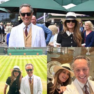 Richard E. Grant Instagram - Magical day in the Royal Box @wimbledon with my great friend @khanjemima and so grateful that the sun finally emerged! 🎾🌞🎾