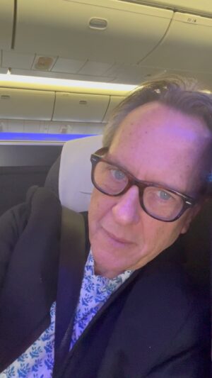 Richard E. Grant Instagram - Up, up and Awaaaaaaay! Have vamoosed to the Caribbean for some Winter sunshine ever since I could afford to.🌞🌴🌞🌴🌞🌴🌞🌴🌞🌴🌞🌴🌞🌴and a new @indigo.island shirt!