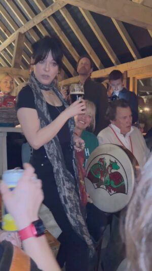 Richard E. Grant Instagram - St Patrick’s celebrations led by @imeldaofficial, @mauriceflynn & hosted by THE Life enhancing force that is @clodagh_mckenna & @harry_m_herbert at their farm @broadspear ☘️☘️☘️☘️☘️☘️☘️☘️☘️☘️☘️☘️☘️
