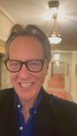 Richard E. Grant Instagram - I don’t think you’re supposed to run in @theritzlondon but it’s the @bafta awards this evening……..🏃🏃‍♂️🏃